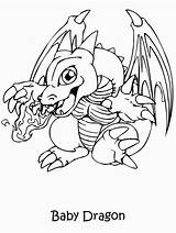 Coloring Pages Dragon Yugioh Gi Oh Yu Baby Printable Print Kids Colouring Drawing Animal Dragons Pokemon Book Cute Breathing Fire sketch template