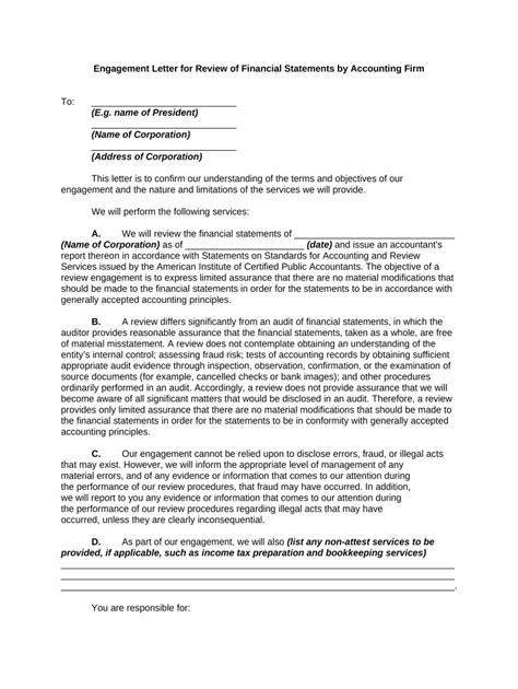 engagement letter  template pdffiller