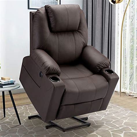esright electric power recliner lift chair faux leather