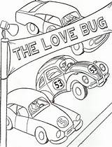 Coloring Pages Vw Beetle Volkswagen Drawing Bug Printable Sheets Bus Volkswagon Getcolorings Getdrawings Print Color Comments sketch template