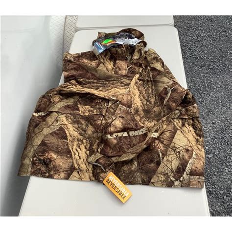 Gamehide Hunting Jacket Reversible In Naked North Camo Snow Size 2