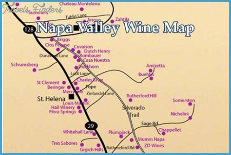 napa valley map travelsfinderscom