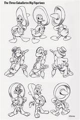 Caballeros sketch template