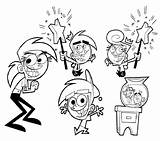 Coloring Fairly Oddparents Odd Parents Characters Pages Padrinos Los Colorear Book Popular Library Clipart Coloringhome sketch template