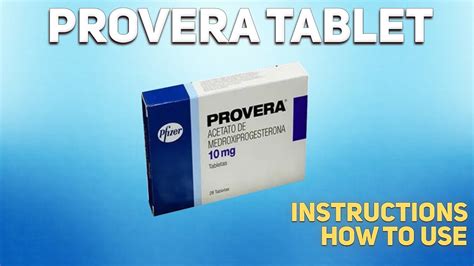 provera tablet     dosage side effects