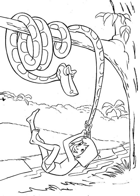jungle book disney coloring pages jungle book cartoon coloring pages