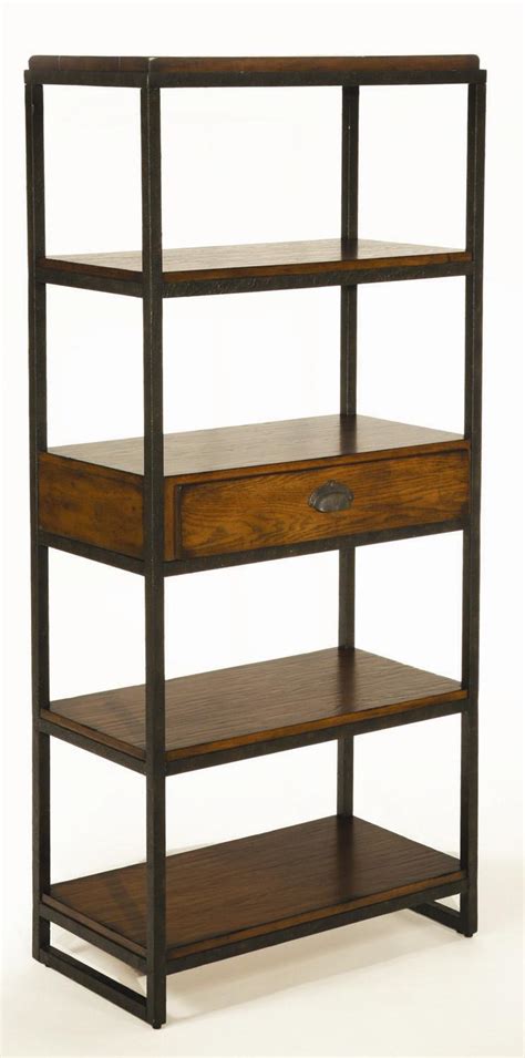 hammary baja etagere   shelves  drawer wayside furniture