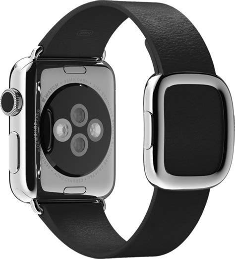 bolcom apple leren bandje apple  series  mm zwart small