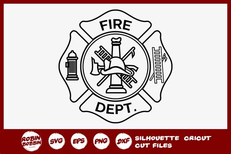 firefighter badge logo svg firefighter svg  cut files