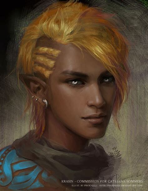 Image Result For Dark Skinned Elf Fantasy Portraits Elf Characters