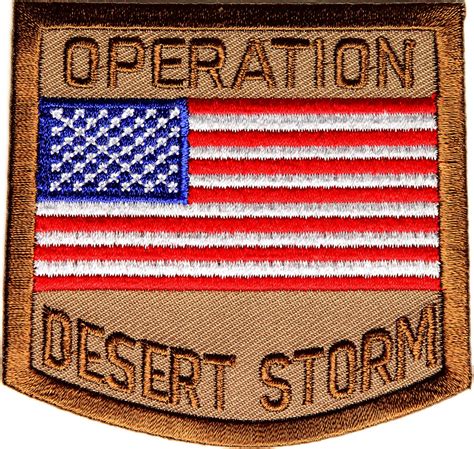 operation desert storm patch  iraq war military veteran patches