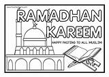 Kareem Colouring Ramadhan sketch template