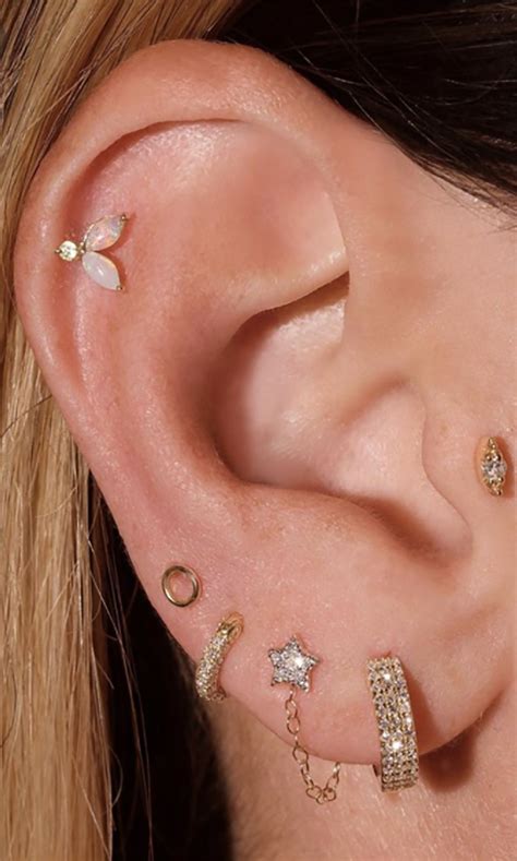 Adorable Ear Piercing Inspiration Pretty Ear Piercings Ear Jewelry