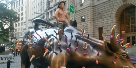 Is Putting Putin On The Wall Street Bull With Dildos Homophobic Inverse