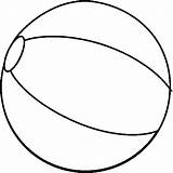 Beach Ball Drawing Clipartmag Coloring sketch template