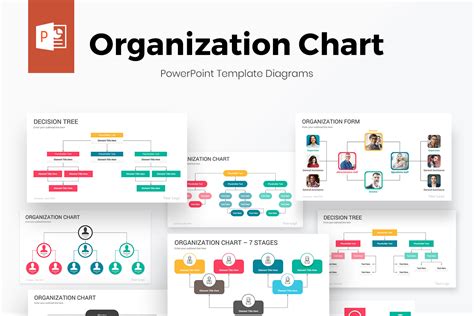 organizational chart in powerpoint template