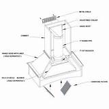 Hoods Rangehood Chimney Ductless Kitchensource Duct sketch template
