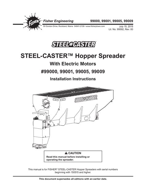 fisher steel caster wiring