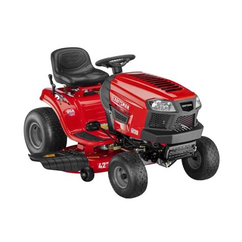 Craftsman T130 18 5 Hp Automatic 42 In Riding Lawn Mower With Mulching