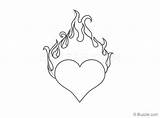 Heart Flames Drawing Easy Flame Draw Clip Simple Instructions Flaming Drawings Clipartix Clipart Library Paintingvalley sketch template