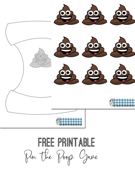printout  printable dirty diaper game template printable