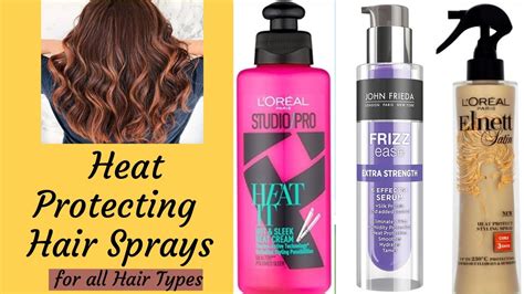 heat protecting sprays hair styling sprays honest review youtube