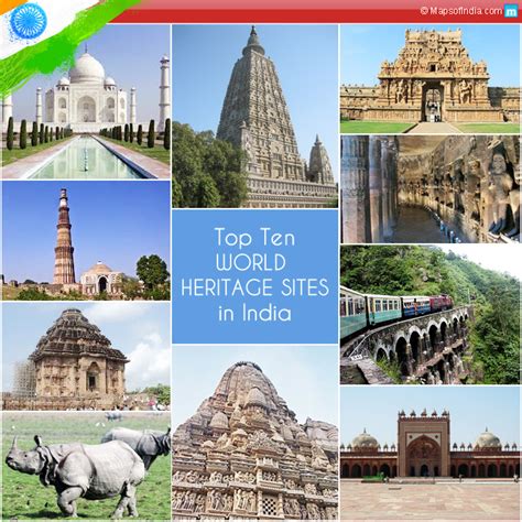 top  world heritage sites  india india