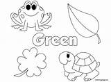 Green Color Coloring Kids Preschool Worksheets Activities Kindergarten Pages Verde Colors Coloringpage Eu Toddlers Colouring Sheets Toddler Learning Teaching Blue sketch template