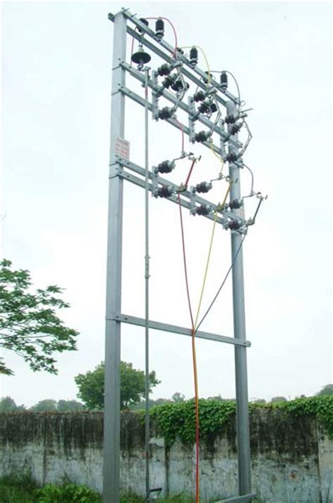 double pole structure manufacturer supplier  gujarat india