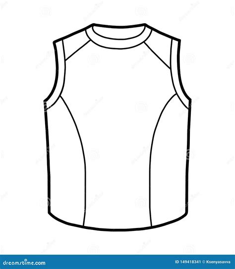 coloring book basketball jersey stock vector illustration