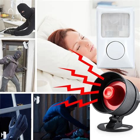db security burglar alarm system infrared motion sensor detector pir alarm home shed garage