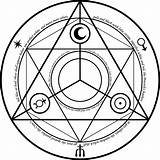 Alchemy Fma Symbols Alchemist Circle Transmutation Alquimia Magic Fullmetal Geometry Esoteric Sacred Simbolos Wikia sketch template