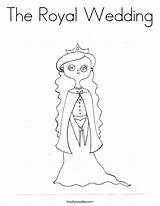 Wedding Royal Coloring Built California Usa Princess sketch template
