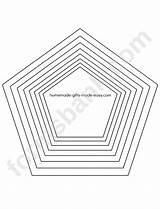 Pentagon Coloring sketch template