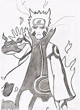 Naruto Drawing Drawings Pencil Characters Coloring Kurama Anime Sketch Mode Kids Getdrawings Sketches Simple Naurto sketch template