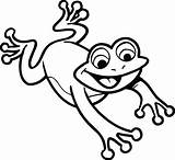 Hopping Coloriage Grenouille Surface Ecrire sketch template
