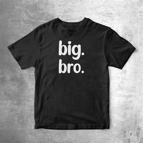 Big Bro Shirt Big Brother Announcement Shirt Promoted To Big Etsy