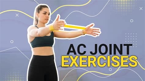 easy ac joint exercises  acromioclavicular separation