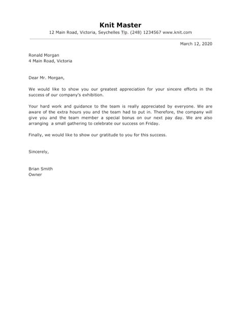 compliment letter samples  business owners  customers englet