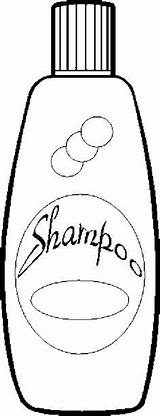 Shampoo Coloring Clipart Pages Printable Bathroom Kids Clip Crafts Drawing Bottle Colouring Sheets Cliparts Kindergarten Sketch Shampoos sketch template