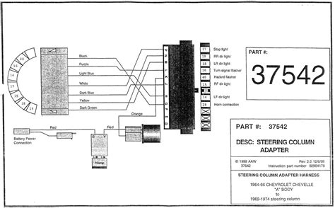 ford steering column wiring diagram easy wiring