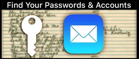 Find Passwords And Iphone S Email Mail Accounts In Ios 13