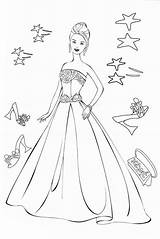 Coloring Fashion Model Wedding Dress Match Mix Latest sketch template