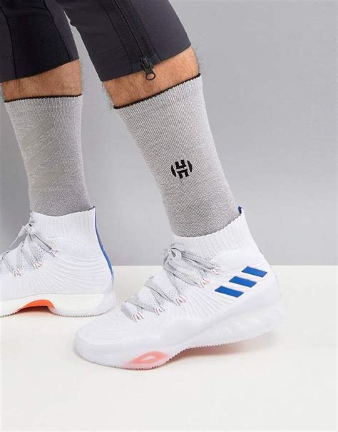 adidas basketball crazy explosive  primeknit sneakers  white cq adidas originals