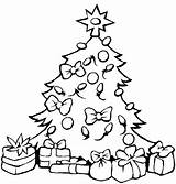 Christmas Tree Coloring Gifts Drawings Printable Colorat Craciun Brad Para Color Navidad Cu Pages Colorear Outline Print Arbol Pintar Children sketch template