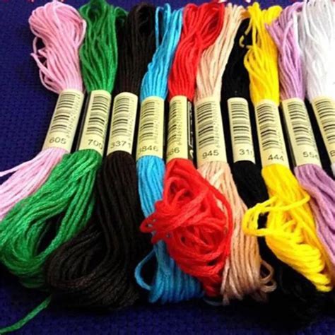pcs handmade diy embroidery threads colorful embroidery threads
