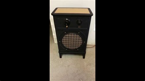 atwater kent model  stove radio demo youtube