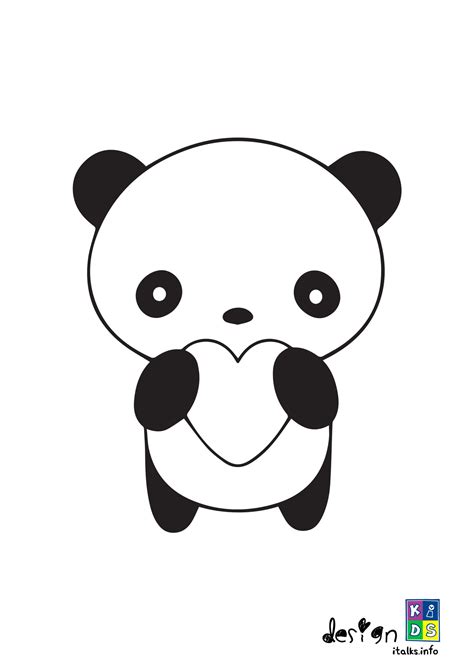 coloring page cute panda bornmodernbaby