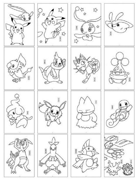 pokemon card coloring book  print