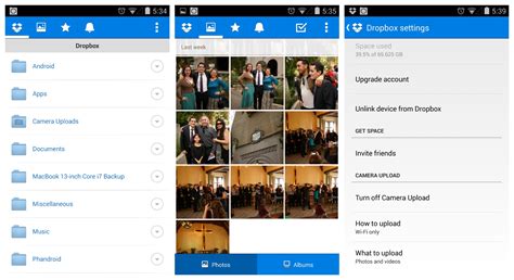 dropbox update finally fixes camera upload issues  android  adds  picture  setting